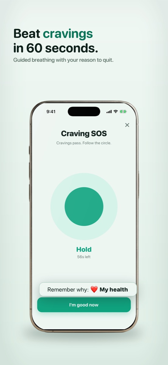 Beat cravings in 60 seconds